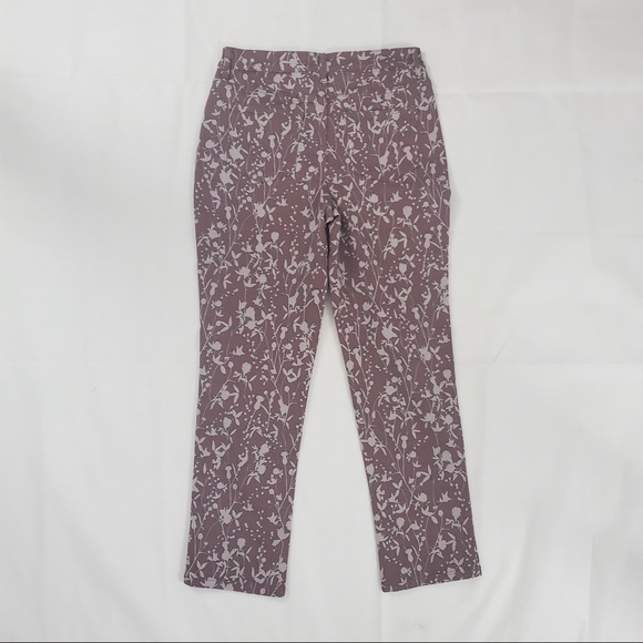 LOGO by Lori Goldstein Stretch Twill Printed Straight Leg Jeans - Picture 3 of 3